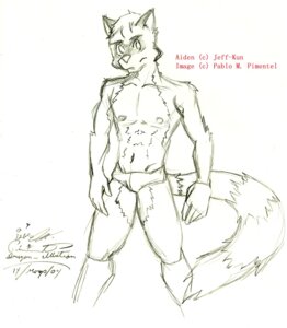 Rating: Questionable Score: 0 Tags: 5_fingers aiden_(jeff-kun) anthro biped clothed clothing e621 english_text fingers front_view fur hair looking_at_viewer male mammal nipples procyonid raccoon short_hair simple_background sketch skimpy solo standing tail text topless unknown_artist white_background User: bunchy7s