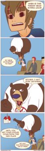Rating: Safe Score: 0 Tags: 2009 bear blood bodily_fluids boxer_hockey charlie_packer clothed clothed_human clothed_male clothing comic dialogue digital_media_(artwork) e621 english_text eyewear furniture glasses group human humor ice_cooler male male_human mammal profanity rittz_tibbits shirt skip_matthews sofa speech_bubble text topwear tyson_hesse url User: bunchy7s