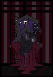 Rating: Explicit Score: 0 Tags: alpaca alternative_fashion big_breasts big_nipples bone bracelet breasts camelid chair collar demonnyuu e621 female furniture genitals goth grey_nipples hi_res hooves jewelry looking_at_viewer mammal miserella nipples purple_eyes sagging_breasts sitting skull smile solo spread_legs spreading throne vulva wide_hips User: bunchy7s