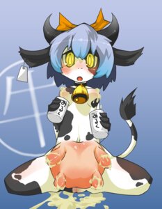 Rating: Explicit Score: 0 Tags: anthro areola bell blue_hair blush bodily_fluids bovid bovine breasts breasts_and_teats cattle collar cowbell e621 ear_piercing ear_tag female genitals glass hair japanese_text kneeling lactating loli looking_at_viewer mammal milk mukomizu_kintora nipples open_mouth piercing ribbons sitting solo tail teats text udders vulva yellow_eyes young young_anthro young_female User: bunchy7s