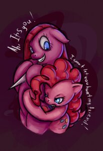 Rating: Safe Score: 0 Tags: 2011 angry balloon cutie_mark dialogue duo e621 earth_pony english_text equid equine evil_grin female feral fight friendship_is_magic hair hasbro hi_res horse inflatable knife mammal maxtaka my_little_pony pink_hair pink_theme pinkamena_(mlp) pinkie_pie_(mlp) pony protective rape_face smile square_crossover text User: bunchy7s