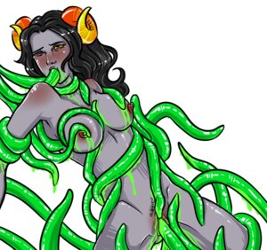 Rating: Explicit Score: 0 Tags: 1girls aradia_megido black_hair blush breasts delirium42 female grey_skin homestuck horns long_hair ms_paint_adventures naked nipples one_eye_closed oral pubic_hair pussy rape red_nipples rule34 solo tears tentacle tentacle_in_mouth tentacle_rape troll vaginal_penetration white_background yellow_eyes User: bunchy7s