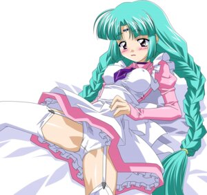 Rating: Questionable Score: 0 Tags: braid cameltoe canal_vorfeed erect_nipples female garter_belt highres long_hair lost_universe maid nipples panties pussy rule34 solo spread_legs sugimura_tomokazu thighhighs twin_braids underwear User: bunchy7s