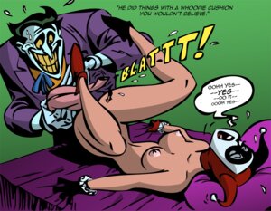 Rating: Explicit Score: 0 Tags: 1boy 1girls batman:_the_animated_series batman_(series) bruce_timm clothed_male_nude_female cmnf colored dc dc_comics dcau edit english_text female harley_quinn harley_quinn_(classic) human male nude rule34 straight the_joker what white_facepaint whoopie_cushion User: bunchy7s