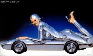 Rating: Questionable Score: 0 Tags: breasts butt car car_humanoid chevrolet chevrolet_corvette clothing cybernetics cyborg e621 female footwear glistening glistening_body hajime_sorayama high_heels humanoid living_car living_machine living_vehicle lying machine nipples non-mammal_nipples not_furry nude on_front pinup pose shoes simple_background smile solo technophilia uncanny_valley vehicle what User: bunchy7s