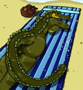 Rating: Questionable Score: 0 Tags: alligator alligatorid anthro bald beach big_breasts big_butt biped breasts butt casual_nudity crocodilian e621 female green_body green_scales half-closed_eyes huge_breasts huge_butt jesie looking_at_viewer looking_back lying midnight_fox multicolored_body multicolored_scales narrowed_eyes non-mammal_breasts nude nude_beach on_front on_towel outside reptile sand scales scalie seaside side_boob solo tail teeth thick_tail towel water yellow_body yellow_eyes yellow_scales User: bunchy7s
