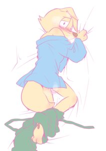Rating: Explicit Score: 0 Tags: after_sex ambiguous_gender anthro bedding bedding_background blush bodily_fluids bottomless bottomwear canid canine clothed clothing cum e621 fox genital_fluids kaiketsu_zorori mammal pants shirt solo tail topwear unavailable_at_source unknown_artist zorori User: bunchy7s