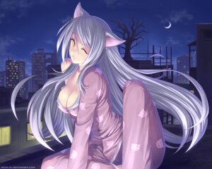 Rating: Questionable Score: 0 Tags: 5:4 animal_humanoid atomix breasts cat_humanoid cleavage clothed clothing e621 felid felid_humanoid feline feline_humanoid female hair humanoid long_hair looking_at_viewer mammal mammal_humanoid moon nekomonogatari:_kuro night one_eye_closed outside pajamas smile solo wink User: bunchy7s