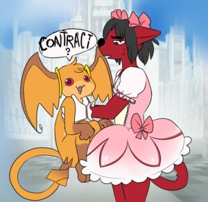 Rating: Safe Score: 0 Tags: 2014 alternative_fashion anthro anthrofied bandai_namco bodily_fluids clothed clothing cosplay cosplay_lolita crossdressing crossover digimon digimon_(species) digimorph dress duo e621 fan_character femboy generation_1_pokemon head_wings hi_res hybrid incubator_(puella_magi) j-fashion kyubey lolita_(fashion) madoka_kaname magical_girl_outfit male mammal maxximizer membrane_(anatomy) membranous_wings nintendo paperclip_(artist) patamon pokemon pokemon_(species) pokemorph puella_magi puella_magi_madoka_magica puffy_sleeves raichu rodent sweat sweet_lolita unusual_wing_placement wings zeedog User: bunchy7s