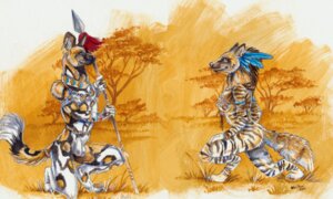 Rating: Questionable Score: 0 Tags: 2011 african african_wild_dog anthro breasts canid canine canis domestic_dog duo e621 feathers female full-length_portrait heather_bruton hyena male mammal melee_weapon outside polearm portrait spear striped_hyena tail traditional_media_(artwork) tribal weapon User: bunchy7s Rating: Questionable Score: 0 Tags: 2011 african african_wild_dog anthro breasts canid canine canis domestic_dog duo e621 feathers female full-length_portrait heather_bruton hyena male mammal melee_weapon outside polearm portrait spear striped_hyena tail traditional_media_(artwork) tribal weapon User: bunchy7s