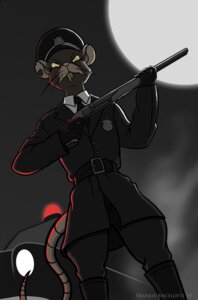 Rating: Safe Score: 0 Tags: anthro car clothing e621 frankieancelotti gun hat headgear headlight headwear holding_gun holding_object holding_ranged_weapon holding_weapon male mammal murid murine pink_nose police ranged_weapon rat rodent shotgun solo uniform vehicle weapon User: bunchy7s