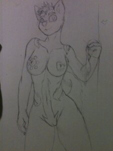 Rating: Explicit Score: 0 Tags: 3:4 anthro breasts clothing dubious e621 felid female furaha genitals grey_background hair hi_res holding_clothing holding_object holding_underwear lion looking_at_viewer mammal monochrome navel nipples nude pantherine panties short_hair simple_background solo tattoo traditional_media_(artwork) underwear vulva User: bunchy7s