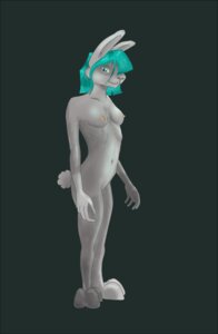 Rating: Questionable Score: 0 Tags: 2014 anthro blue_hair breasts e621 female fur hair hare hi_res jaxneesen lagomorph leporid looking_at_viewer mammal nipples nude rabbit smile solo teal_eyes white_body white_fur User: bunchy7s