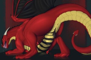 Rating: Explicit Score: 0 Tags: animal_genitalia anus bodily_fluids butt claws dragon drooling e621 european_mythology evalion feral genital_slit genitals horn looking_at_viewer looking_back male mandarax membrane_(anatomy) membranous_wings mythological_creature mythological_scalie mythology nude open_mouth penis penis_tip presenting presenting_hindquarters raised_tail red_body saliva scalie sharp_teeth solo spread_plates tail teeth tongue western_dragon wings User: bunchy7s