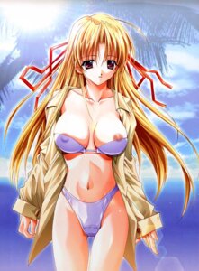 Rating: Explicit Score: 0 Tags: 1girls ahoge areola_slip areolae asuka_keisuke bikini blonde_hair breasts cleavage cloud collarbone female hair_ribbon large_breasts lens_flare long_hair lunar_wing navel nipple_slip nipples no_pants open_clothes open_mouth outdoors palm_tree pointy_chin public_nudity red_eyes ribbon rule34 shirufana sky solo standing sun swimsuit swimsuit_under_clothes thigh_gap tree trench_coat very_long_hair water User: bunchy7s
