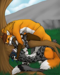Rating: Explicit Score: 0 Tags: abdominal_bulge anklet anthro anthro_on_taur bandage bandaged_arm bent_over black_markings black_pawpads bodily_fluids branch breasts brown_hair brown_markings brown_nose canid canid_taur canine canine_taur claws countershading cum cum_on_belly cum_on_body detailed_background digital_drawing_(artwork) digital_media_(artwork) dipstick_tail duo e621 eyes_closed facial_markings feet felid female female_penetrated fingerless_(marking) fingerless_gloves_(marking) foot_grab fox fox_taur from_front_position fur genital_fluids gloves_(marking) grass grey_inner_ear hair hand_on_head head_grab head_markings hi_res interspecies jewelry leg_markings legacy_(shephard) leopard leopard_spots lifting looking_at_another lying male male/female male_penetrating male_penetrating_female mammal mammal_taur mane markings mountain multicolored_hair muzzle_(marking) necklace nipples nude on_back on_branch orange_body orange_fur orange_mane outside pantherine pawpads penetration penile penile_penetration pink_nipples pink_nose plant platform_missionary_position sex shaded size_difference smaller_female smaller_penetrated snout snout_markings snow_leopard socks_(marking) soft_shading spots spotted_body spotted_fur table_lotus_position tail tail_markings taur taur_penetrating teeth three-quarter_view toeless_(marking) toeless_socks_(marking) toradoshi tree two_tone_hair vaginal werefox_(character) white_body white_fingers white_fur white_inner_ear white_markings white_toes yellow_eyes User: bunchy7s