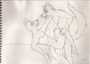 Rating: Explicit Score: 0 Tags: absurd_res anal anal_penetration anthro bed bodily_fluids canid canine canis duo e621 erection eyes_closed furniture genitals hi_res jackiry lying male male/male male_penetrated male_penetrating male_penetrating_male mammal nude on_back penetration penis sex simple_background sketch sweat tears teeth traditional_media_(artwork) white_background wolf User: bunchy7s