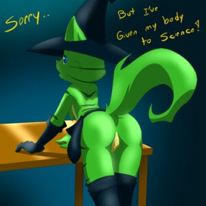 Rating: Explicit Score: 0 Tags: 1:1 2011 anthro butt clara_brightwood clothing digital_media_(artwork) domestic_cat e621 english_text eyeofcalamity felid feline felis female genitals hat headgear headwear looking_at_viewer looking_back low_res mammal raised_tail rear_view science solo tail teasing text vulva witch_hat User: bunchy7s