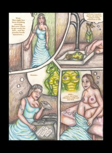 Rating: Questionable Score: 0 Tags: 2013 alexi_tishen anthro areola bed black_border blue_areola blue_nipples blush border breasts brown_hair cleavage clothed clothed_female clothing colored_pencil_(artwork) comic dragon dress duo e621 english_text eyewear fantasizing female furniture glasses green_body green_scales hair heather_kowalski herm_(lore) hi_res human human_focus long_hair mammal mythological_creature mythological_scalie mythology nipples non-mammal_nipples not_furry_focus nude pink_areola pink_nipples scales scalie solo_focus text the_tishen_transformation thought_bubble tiliquain traditional_media_(artwork) undressing zmeydros User: bunchy7s