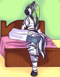 Rating: Questionable Score: 0 Tags: absurd_res anthro bulge butt clothed clothing crossdressing e621 equid equine femboy hi_res jack_hyperfreak_(hyperfreak666) male mammal minettefraise shy solo stripes tail zebra User: bunchy7s