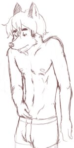 Rating: Safe Score: 0 Tags: anthro biped canid canine canis clothed clothing e621 fur hair male mammal monochrome navel nipples simple_background sketch solo standing underwear white_background wolf wolfyama User: bunchy7s Rating: Safe Score: 0 Tags: anthro biped canid canine canis clothed clothing e621 fur hair male mammal monochrome navel nipples simple_background sketch solo standing underwear white_background wolf wolfyama User: bunchy7s