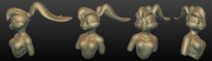 Rating: Safe Score: 0 Tags: 3d_(artwork) absurd_res anthro digital_media_(artwork) e621 female half-length_portrait hi_res lola_bunny looney_tunes multiple_angles portrait sculptris_(artwork) simple_background solo unknown_artist warner_brothers User: bunchy7s
