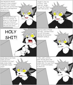 Rating: Questionable Score: 0 Tags: 2006 aliasing anthro archived_source black_clothing black_markings black_nose black_shirt black_text black_topwear border claws clothed clothing comic comic_sans computer dialogue digital_drawing_(artwork) digital_media_(artwork) disgust domestic_cat e621 ears_down electronics english_text eyebrows eyes_closed facial_markings fandom fangs felid feline felis flat_colors fur furry_fandom grey_claws grey_hair grey_inner_ear hair head_markings horrified humanoid_hands humor looking_at_viewer male mammal markings meta_humor metal_(artist) open_mouth pink_tongue pivoted_ears pupils shirt shocked simple_background slit_pupils solo t-shirt teeth text the_truth tongue topwear unavailable_at_source white_background white_body white_border white_fur yellow_eyes User: bunchy7s