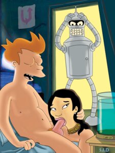 Rating: Explicit Score: 0 Tags: artist_name bender_bending_rodriguez character_name female futurama interracial lucy_liu male male_focus oral penis philip_j_fry pubes pubic_hair rule34 s.i.d veiny_penis User: bunchy7s