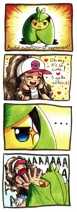 Rating: Questionable Score: 0 Tags: absurd_res comic deamnd89 e621 english_text female generation_5_pokemon heart_symbol hi_res hilda_(pokemon) human humor mammal nintendo pokemon pokemon_(species) swadloon text User: bunchy7s