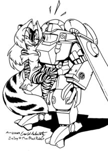 Rating: Questionable Score: 0 Tags: 2003 4_fingers anthro barefoot black_and_white breast_squish breasts clothed clothing dress duo e621 eric_schwartz feet female fingers fluffy fluffy_tail hair line_art long_hair looking_down machine madox_01 mammal mephitid metal_skin_panic_madox monochrome off_shoulder pen_(artwork) robot sitting skunk squish stripes tail traditional_media_(artwork) zig_zag User: bunchy7s