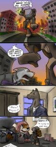 Rating: Safe Score: 0 Tags: accessory action_figure aircraft anthro battlemech battletech building camelid canid canine canis chair clothed clothing coatl_(artist) comic destruction dialogue digital_media_(artwork) e621 electronic_arts english_text figurine fire fisheye_lens fox frown furniture group helicopter hi_res humor imagination inside llama machine male mammal maxis_(ea) mecha mechwarrior necktie open_mouth outside pen playing razorback simcity skyscraper solo_focus speech_bubble suit text toy unprofessional_behavior vehicle window wolf User: bunchy7s