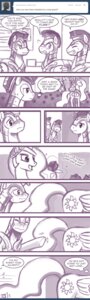 Rating: Questionable Score: 0 Tags: armor blush bodily_fluids butt comic crown cutie_mark dialogue e621 english_text equid equine eyes_closed fan_character feathered_wings feathers female feral flower friendship_is_magic group hair hasbro headgear helmet hi_res horn john_joseco long_hair male mammal monochrome my_little_pony mythological_creature mythological_equine mythology open_mouth pegasus plant princess princess_celestia_(mlp) princess_molestia quadruped rose_(flower) royal_guard_(mlp) royalty smile sun sweat tail text tiara tumblr winged_unicorn wings User: bunchy7s