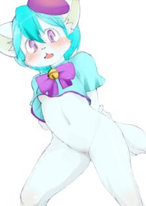 Rating: Questionable Score: 0 Tags: alternative_fashion anthro bell bell_bow blue_clothing blue_topwear blush bottomless bow_(feature) clothed clothing decorated_bow e621 female hat headgear headwear j-fashion jingle_bell kemono looking_at_viewer mammal pastel_theme purple_bow purple_clothing purple_hat purple_headwear ribbons solo tail topwear unavailable_at_source unknown_artist User: bunchy7s