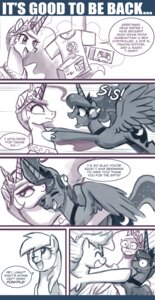 Rating: Safe Score: 0 Tags: ask_blog comic crown cutie_mark derpy_hooves_(mlp) dialogue e621 electronics english_text equid equine feathered_wings feathers female feral friendship_is_magic hair hasbro headgear headphones headset horn john_joseco long_hair mammal my_little_pony mythological_creature mythological_equine mythology pegasus princess princess_celestia_(mlp) princess_luna_(mlp) royalty tail text tiara tumblr winged_unicorn wings User: bunchy7s