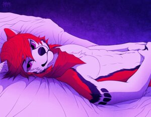 Rating: Questionable Score: 0 Tags: 2013 anthro bed canid canine canis cenny clothing digital_media_(artwork) domestic_dog e621 falvie furniture hair husky kerchief looking_at_viewer male mammal nordic_sled_dog pink_eyes red_hair solo spitz User: bunchy7s