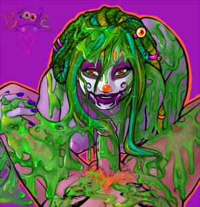 Rating: Explicit Score: 0 Tags: 1boy 1girls 2010 bethany_sellers boogle_(character) breasts clown female gunge makeup male messy paint painted_nails penis rule34 slime smile straight what User: bunchy7s