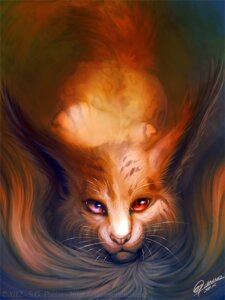 Rating: Safe Score: 0 Tags: abstract_background ambiguous_gender e621 felid fluffy heterochromia kinra'lahk looking_at_viewer mammal pupils quirachen red_eyes simple_background slit_pupils solo whiskers User: bunchy7s