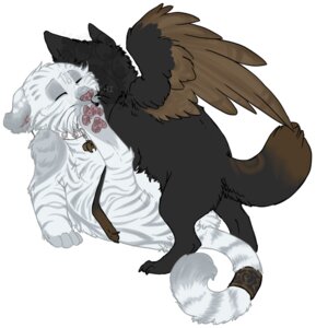 Rating: Explicit Score: 0 Tags: 1_wing canid canine canis chibi collar duo e621 ears_back feathered_wings feathers felid female feral feral_on_feral from_front_position interspecies jewelry leucistic lying male male/female mammal missionary_position multicolored_pawpads nude on_back pantherine pawpads paws pivoted_ears raised_tail sex simple_background tail tiger tora_(toradoshi) toradoshi white_background wings wolf User: bunchy7s