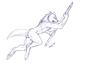 Rating: Safe Score: 0 Tags: 2008 action_pose angry anthro attack azelyn biped blue_and_white canid canine canis digital_drawing_(artwork) digital_media_(artwork) digitigrade e621 holding_improvised_weapon holding_object holding_pencil holding_writing_utensil improvised_weapon male mammal meta micro monochrome nude pencil_(object) pose running side_view sketch solo tail wolf writing_utensil User: bunchy7s