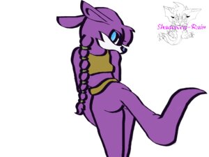 Rating: Safe Score: 0 Tags: 4:3 anthro archie_comics blue_eyes bottomless brown_clothing butt clothed clothing e621 female hair looking_back mammal mustelid musteline nicolette_the_weasel ponytail pose purple_body rear_view seductive sega shadowed_rain simple_background solo sonic_the_hedgehog_(archie) sonic_the_hedgehog_(comics) sonic_the_hedgehog_(series) tail true_musteline weasel white_background User: bunchy7s