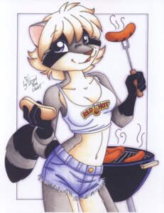 Rating: Safe Score: 0 Tags: 2004 absurd_res anthro barbecue barbecue_fork barbecue_grill clothed clothing cooking cutlery e621 female food fork grill hi_res holding_hot_dog hot_dog kitchen_utensils looking_at_viewer mammal michele_light pinup pose procyonid raccoon signature skimpy solo tail tools traditional_media_(artwork) User: bunchy7s Rating: Safe Score: 0 Tags: 2004 absurd_res anthro barbecue barbecue_fork barbecue_grill clothed clothing cooking cutlery e621 female food fork grill hi_res holding_hot_dog hot_dog kitchen_utensils looking_at_viewer mammal michele_light pinup pose procyonid raccoon signature skimpy solo tail tools traditional_media_(artwork) User: bunchy7s