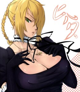 Rating: Questionable Score: 0 Tags: 1girls beelzebub_(manga) blonde_hair braid breasts choker cleavage elbow_gloves erect_nipples female female_only gloves gothic gothic_lolita green_eyes hair_over_one_eye hijiri hilda_(beelzebub) huge_breasts jewelry large_breasts lolita_fashion necklace nipples ponytail rule34 short_hair solo tied_hair User: bunchy7s