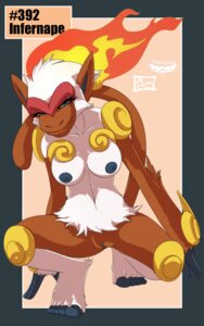 Rating: Explicit Score: 0 Tags: 5:8 5_toes anthro anthrofied barefoot biped blue_eyes blue_nipples breasts brown_body brown_fur brown_nose e621 english_text eyelashes feet female fire fur generation_4_pokemon genitals glistening hair happy hashtag id_number infernape looking_at_viewer mammal mingchee navel nintendo nipples notorious84 nude number pink_background pokemon pokemon_(species) pokemorph primate shadow short_hair simple_background smile solo species_name spread_legs spreading text the_pokedex_project toes vulva white_body white_fur white_hair yellow_sclera User: bunchy7s