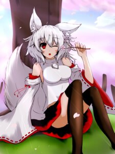 Rating: Safe Score: 0 Tags: :3 absurd_res animal_humanoid armwear asian_clothing asian_mythology bare_shoulders black_clothing black_legwear bottomwear breasts canid canid_humanoid canine canine_humanoid canis clothed clothing cloud detached_sleeves e621 east_asian_clothing east_asian_mythology fangs female fully_clothed grey_hair hair hat headgear headwear hi_res humanoid japanese_clothing japanese_mythology kadgln legwear looking_at_viewer mammal mammal_humanoid midriff miko_outfit momiji_inubashiri mythology one_eye_closed open_mouth outside plant red_eyes shirt short_hair sitting skirt sky solo teeth tengu tokin_hat topwear touhou tree white_clothing white_hair white_shirt white_topwear wink wolf wolf_humanoid yokai User: bunchy7s