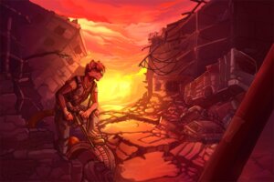Rating: Safe Score: 0 Tags: 2013 3:2 anthro boots bottomwear brown_body brown_fur bus car city clothing commercial_vehicle detailed_background digital_media_(artwork) e621 felid footwear fur gun hair loke male mammal mingchee pants post-apocalyptic public_transportation ranged_weapon red_hair rifle ruins shoes solo step_pose sunset tan_body tan_fur topwear vehicle vehicle_for_hire vest warm_colors weapon User: bunchy7s