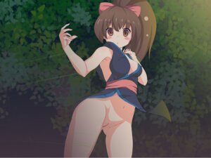Rating: Explicit Score: 0 Tags: 1girls accidental_exposure armpit blush bottomless bow breasts brown_eyes brown_hair clothing_lift enpu_(ufo) female female_only hair_bow long_hair looking_at_viewer medium_breasts navel original_character ponytail pussy restrained rule34 shaved_pussy skimpy solo solo_female strings uncensored User: bunchy7s