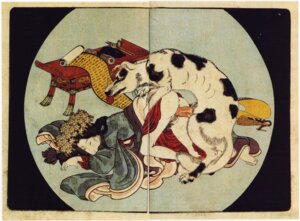 Rating: Explicit Score: 0 Tags: 1837 19th_century all_fours ancient_art animal_genitalia animal_penis anus bestiality canid canine canine_genitalia canine_penis canis doggystyle domestic_dog e621 erection female female_on_feral feral feral_penetrating feral_penetrating_human from_behind_position genitals group human human_on_feral human_penetrated interspecies japanese license_info male male/female mammal penetration penile penile_penetration penis penis_in_vagina public_domain quadruped sex shunga tail ukiyo-e utagawa_kunisada vaginal vaginal_penetration vulva User: bunchy7s