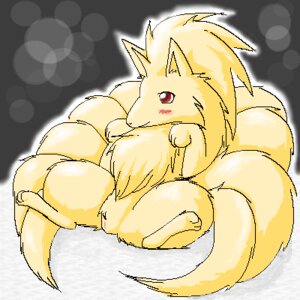 Rating: Explicit Score: 0 Tags: 1:1 canid canine chest_tuft e621 female feral fur generation_1_pokemon genitals low_res mammal multi_tail ninetales nintendo pokemon pokemon_(species) red_eyes solo tail tuft unknown_artist vulva yellow_body yellow_fur User: bunchy7s