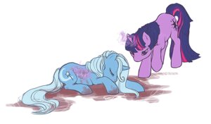 Rating: Questionable Score: 0 Tags: blood bodily_fluids duo e621 equid equine female feral friendship_is_magic fur hair hasbro healing horn magic mammal multicolored_hair my_little_pony mythological_creature mythological_equine mythology noel_(artist) purple_body purple_fur purple_hair tail trixie_(mlp) twilight_sparkle_(mlp) two_tone_hair unicorn wounded User: bunchy7s