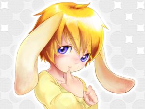 Rating: Safe Score: 0 Tags: 4:3 abstract_background ambiguous_gender blonde_hair e621 hair lagomorph leporid long_ears looking_at_viewer mammal pattern_background purple_eyes rabbit simple_background solo young 灰人 User: bunchy7s